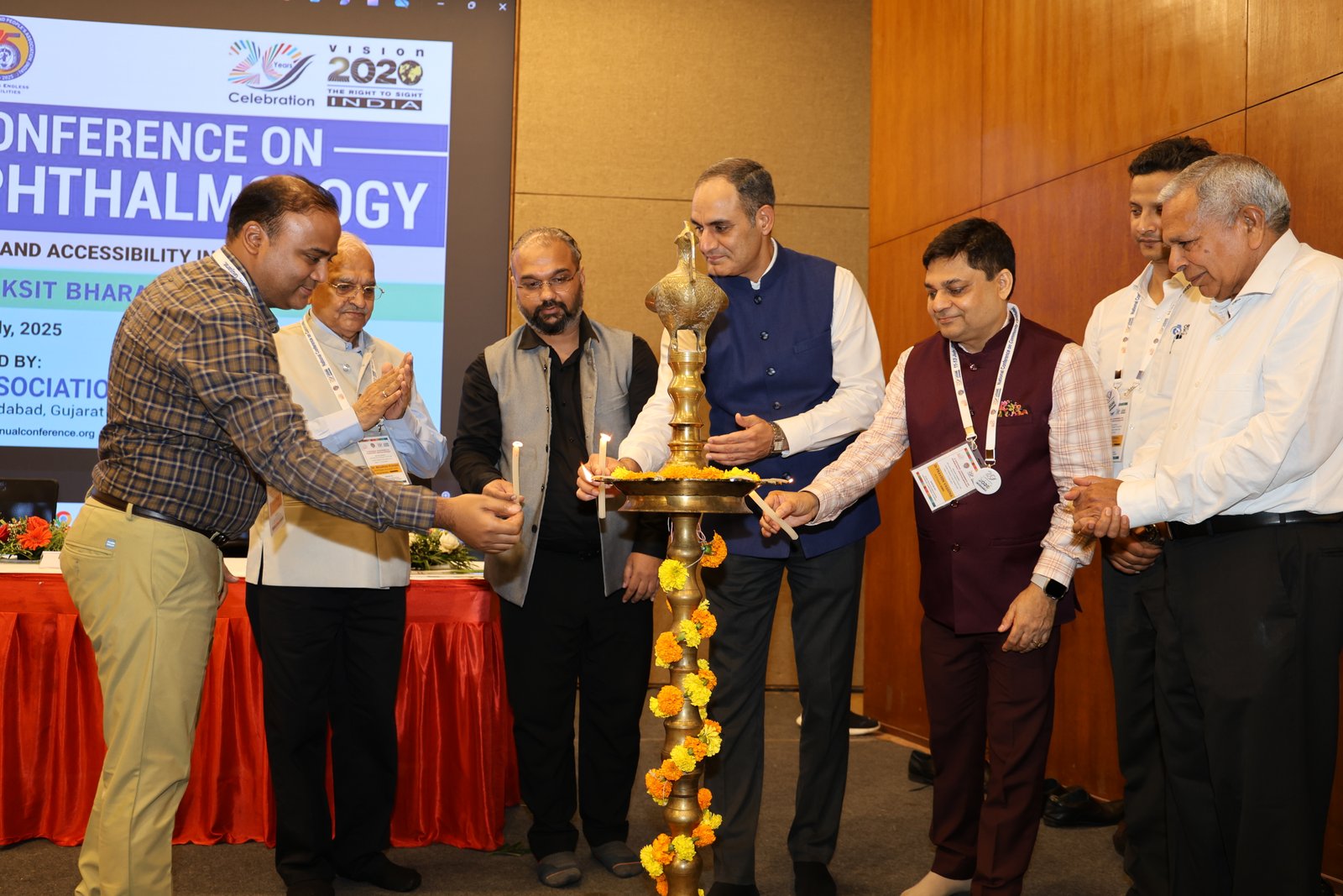 Mr. Vijay Mehra, Joint Secretary – Health, inaugurating the 19th Annual Conference, “Breaking Barriers: Inclusion and Accessibility in Eye Care."